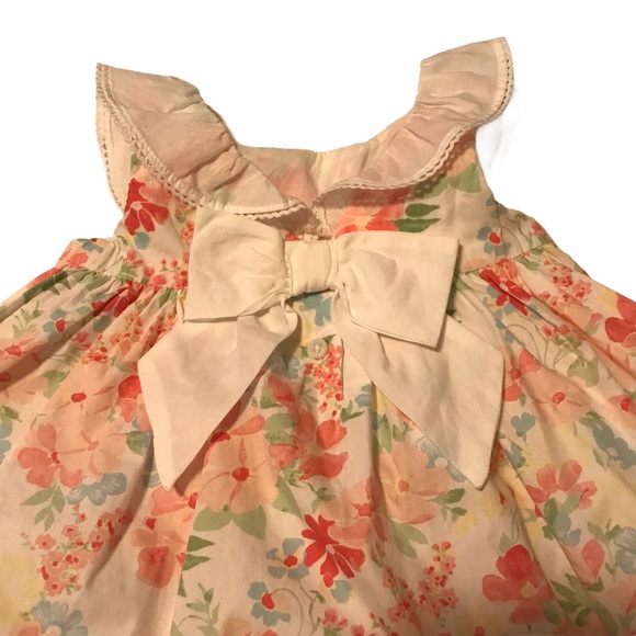 Janie and Jack 3-6 month floral dress EUC - Picture 5 of 10